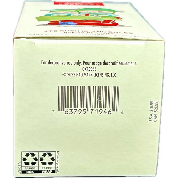 Hallmark STORYTIME SNUGGLES #15 Making Memories Series 2022 Keepsake Ornament - Picture 7 of 7